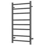 Полотенцесушитель электрический Point Аврора PN10858GR П8 500×800 диммер справа, графит премиум