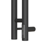 Полотенцесушитель электрический Point Деметра PN12812B П3 80×1200 диммер справа, черный