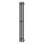 Полотенцесушитель электрический Point Деметра PN12822B П3 120×1200 диммер справа, черный