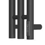 Полотенцесушитель электрический Point Деметра PN12822B П3 120×1200 диммер справа, черный