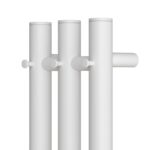 Полотенцесушитель электрический Point Деметра PN12822W П3 120×1200 диммер справа, белый