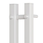 Полотенцесушитель электрический Point Гермес PN13812W П3 80×1200 диммер справа, белый