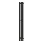Полотенцесушитель электрический Point Гермес PN13822B П3 120×1200 диммер справа, черный