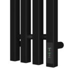 Полотенцесушитель электрический Point Гермес PN13832B П3 180×1200 диммер справа, черный