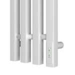 Полотенцесушитель электрический Point Гермес PN13832W П3 180×1200 диммер справа, белый