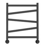 Полотенцесушитель водяной Point Феникс PN15156B П5 500×600, черный