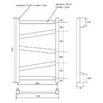 Полотенцесушитель электрический Point Феникс PN15156E П5 500×600 левый/правый, хром