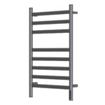 Полотенцесушитель электрический Point Селена PN16858GR П8 500×800, диммер справа, графит премиум