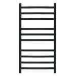 Полотенцесушитель электрический Point Антея PN17850B П10 500×1000, диммер справа, черный