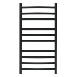 Полотенцесушитель электрический Point Антея PN17850B П10 500x1000, диммер справа, черный