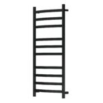 Полотенцесушитель электрический Point Антея PN17850B П10 500×1000, диммер справа, черный