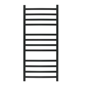 Полотенцесушитель электрический Point Антея PN17852B П12 500x1200, диммер справа, черный