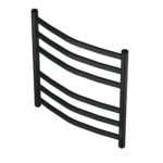 Полотенцесушитель электрический Point Антея PN17856B П6 500×600, диммер справа, черный