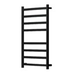 Полотенцесушитель электрический Point Антея PN17858B П8 500×800, диммер справа, черный