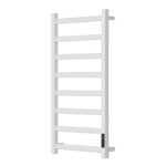 Полотенцесушитель электрический Point Атлант PN18848W П8 400×800, диммер справа, белый