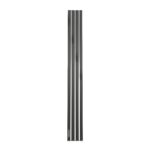 Полотенцесушитель электрический Point Пиано PN19722BC 150×1200 диммер слева, черный/хром