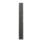 Полотенцесушитель электрический Point Пиано PN19722BGB 150×1200 диммер слева, черный/графит блеск