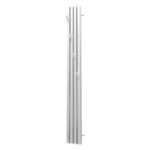 Полотенцесушитель электрический Point Пиано PN19722WC 150×1200 диммер слева, белый/хром