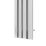 Полотенцесушитель электрический Point Пиано PN19722WC 150×1200 диммер слева, белый/хром
