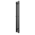 Полотенцесушитель электрический Point Фрея PN20712B П2 100×1200 диммер слева, черный