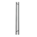 Полотенцесушитель электрический Point Фрея PN20712GB П2 100×1200 диммер слева, графит блеск