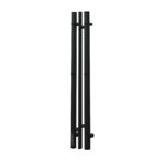 Полотенцесушитель электрический Point Фрея PN20718B П2 100×800 диммер слева, черный