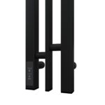 Полотенцесушитель электрический Point Фрея PN20718B П2 100×800 диммер слева, черный