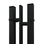 Полотенцесушитель электрический Point Фрея PN20718B П2 100×800 диммер слева, черный