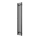 Полотенцесушитель электрический Point Фрея PN20722B П2 140×1200 диммер слева, черный