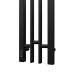 Полотенцесушитель электрический Point Фрея PN20728B П2 140×800 диммер слева, черный