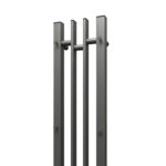 Полотенцесушитель электрический Point Фрея PN20728GB П2 140×800 диммер слева, графит блеск