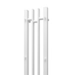Полотенцесушитель электрический Point Фрея PN20728W П2 140×800 диммер слева, белый