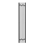 Полотенцесушитель электрический Point Фрея PN20732B П2 180×1200 диммер слева, черный