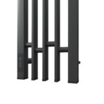 Полотенцесушитель электрический Point Фрея PN20732GB П2 180×1200 диммер слева, графит блеск