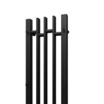 Полотенцесушитель электрический Point Фрея PN20738B П2 180×800 диммер слева, черный