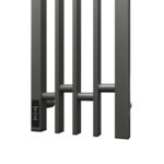 Полотенцесушитель электрический Point Фрея PN20738GB П2 180×800 диммер слева, графит блеск