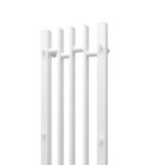 Полотенцесушитель электрический Point Фрея PN20738W П2 180×800 диммер слева, белый