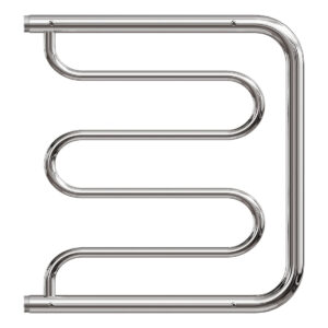 Полотенцесушитель водяной Point PN25555P 500x500 Фокстрот с полкой, хром