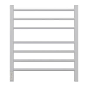 Полотенцесушитель электрический Point Веста PN70756W П7 500x600, диммер слева, белый