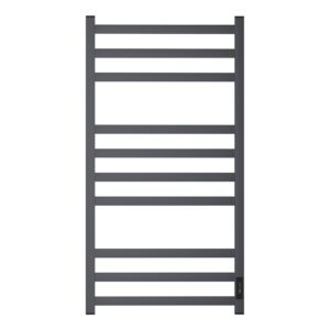 Полотенцесушитель электрический Point Меркурий PN83850GR П10 500x1000, диммер справа, графит премиум
