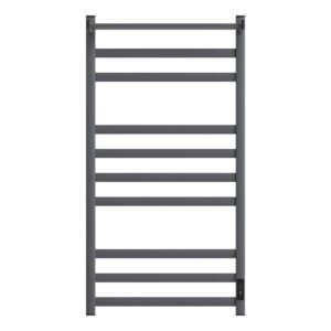 Полотенцесушитель электрический Point Меркурий PN83850PGR П9 500x1000 с полкой, диммер справа, графит премиум