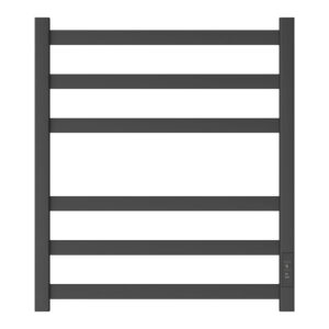 Полотенцесушитель электрический Point Меркурий PN83856B П6 500x600, диммер справа, черный