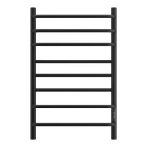 Полотенцесушитель электрический Point Сатурн PN90858B П8 500x800 диммер справа, черный