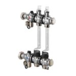 Распределительный коллектор Oventrop 1″ Multidis SF 2 со встроенными регулирующими вставками на подаче