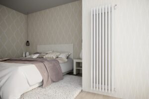 Трубчатый радиатор WarmDesign Omega V 30х60, высотой 3000 мм. 2 секции (вертикал.), шириной 80 мм.