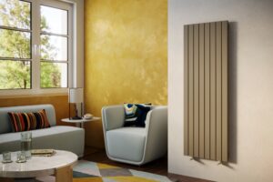 Трубчатый радиатор Warm Design Sirius V 60х30, высотой 2200 мм. 2 секции (вертикал.), шириной 126 мм.