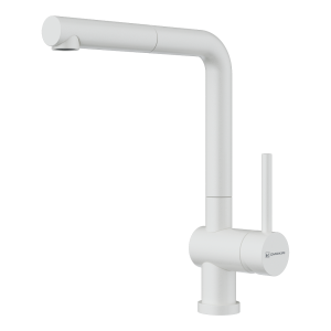 смеситель для кухни - Omoikiri Akashi-S-WH латунь/белый