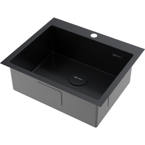 кухонная мойка - Omoikiri Akisame 59-GB нерж. сталь/графит