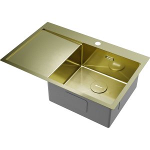 кухонная мойка - Omoikiri Akisame 78-R-LG нерж. сталь/светлое золото