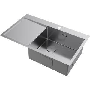 кухонная мойка - Omoikiri Akisame 86-R Side-IN нерж. сталь/нержавеющая сталь
